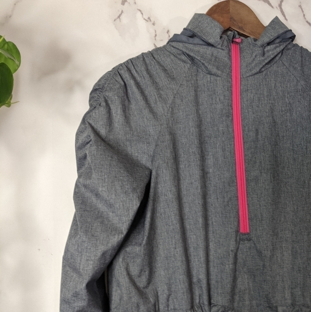 Fabletics Danielle Gray Packable Windbreaker / Ra… - image 7